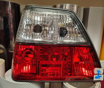 VW Golf 2 MK2 GTI  Tail Lights Left and Right Set Red/Crystal MEGA SALE