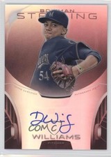 2013 Bowman Sterling Prospect Ruby Refractor 41/99 Devin Williams Auto iu7