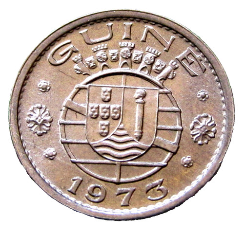 GUINEA BISSAU PORTUGUESE OVERSEAS PROVINCE 1973 10 CENTAVOS Aluminium UNC