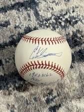 Curt Simmons Signed Major League Baseball W/ Inscriptions - JSA CI09819