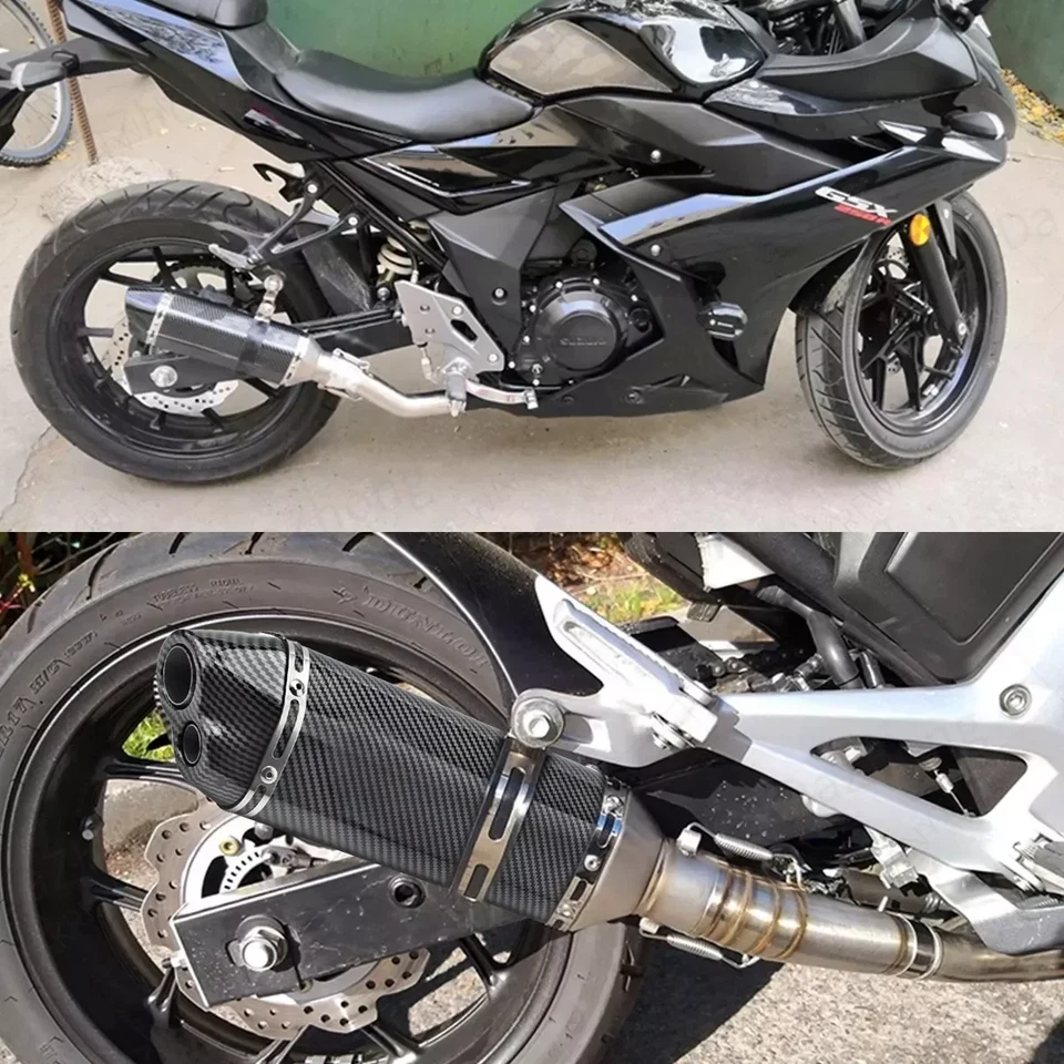 Universa 51mm 2" Slip-On Muffler Exhaust Pipe For Suzuki GSF250/400 Bandit  - Image 3 of 4