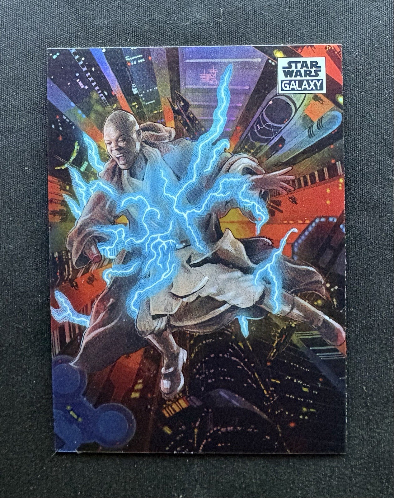 2021 Topps Chrome Star Wars Galaxy Fall Of A Jedi Refractor #72 Mace Windu