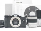 Pentax Q 12.4MP Digital Camera Black 02 Lens 296 Shots w/ Box [Exc+++] #Z6199A