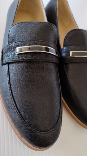 Country Road Katrina Leather Loafers Flats Shoes Size 40 Black BNWT NEW RRP$179 - Picture 6 of 10