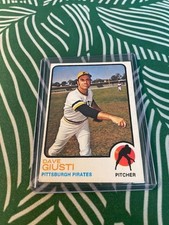 1973 Topps - Dave Giusti #465 - Writing - FREE SHIPPING