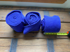 Used 5" Horse Purple Polo Wraps, Set of 3