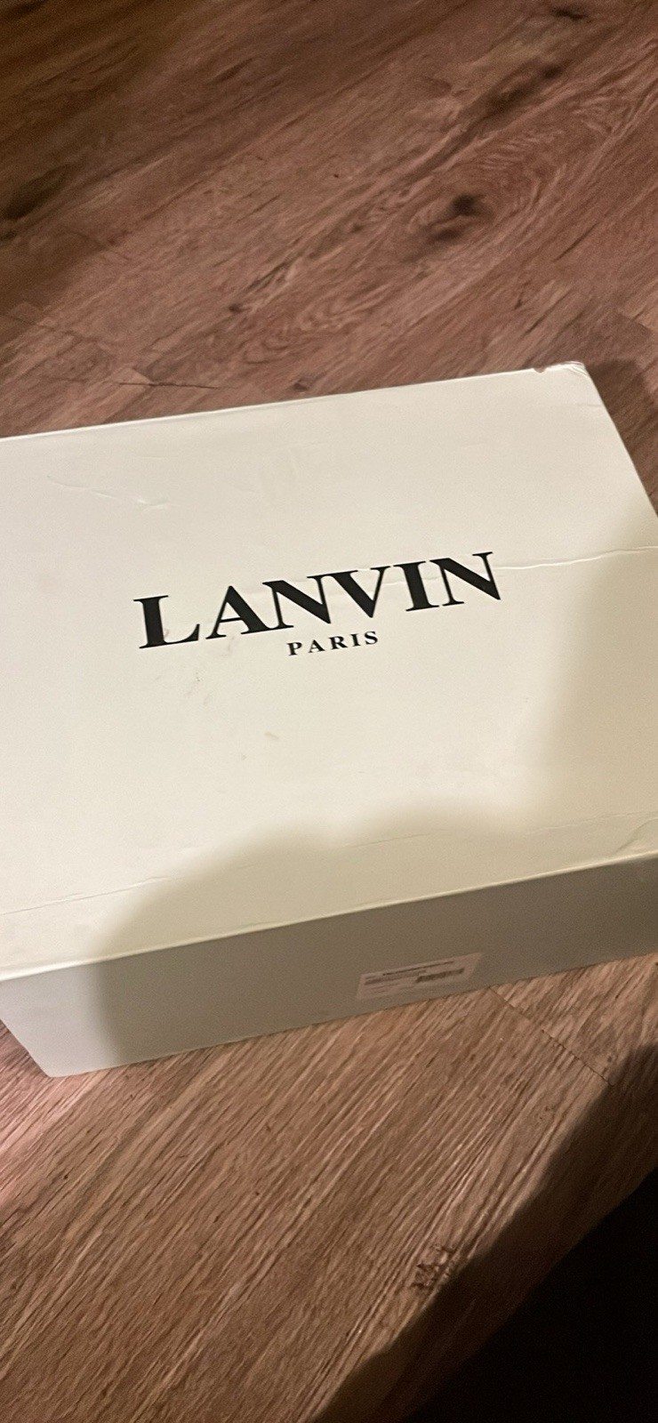 Lanvins Men's Size 8/41 with Box and Dust Bag and Cleaning Instructions Used
