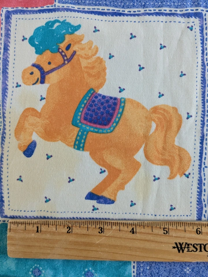 1 1/4 yardas. X 44" NIVERO/INFANTIL Tela Algodón ANIMALES DE REALIZACIÓN DE CIRCO Pasteles Foto 4 de 4