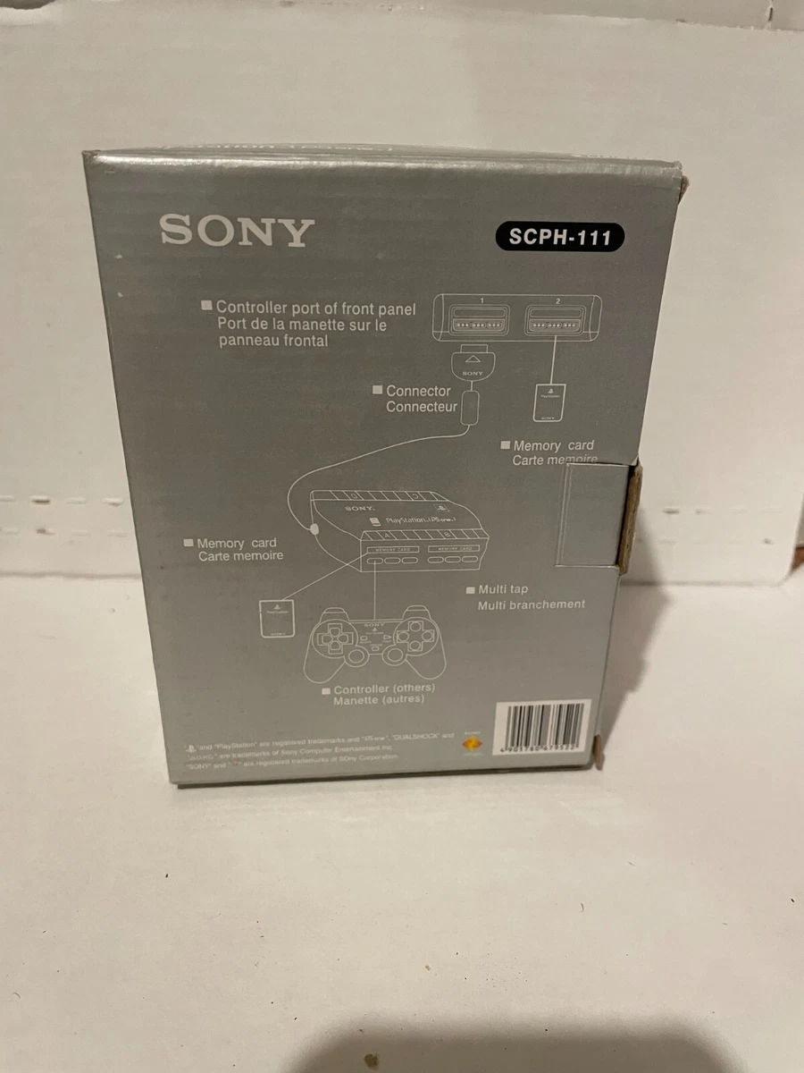 ADAPTADOR MULTI TAP SONY PS ONE PLAYSTATION *NO OFICIAL* SCPH-111 4 REPRODUCTORES