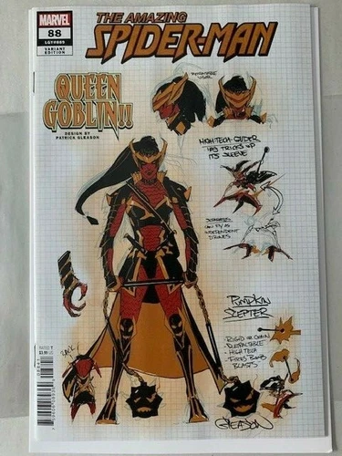 Amazing Spider-Man #88 1:10 Gleason Variant Cover 1st Appearance Queen Goblin