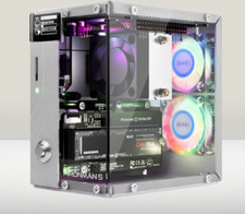 Pironman 5 NVMe M.2 SSD PCIe Mini PC Case for Raspberry Pi 5 with Tower Cooler D