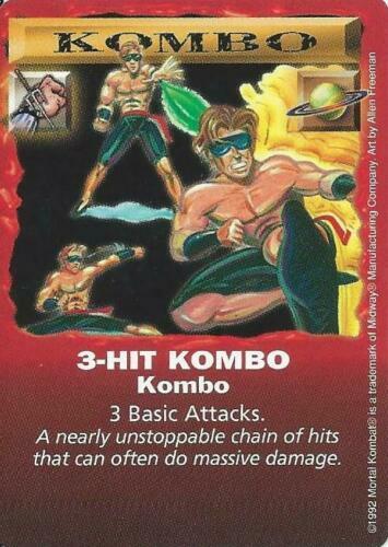 Mortal Kombat Kard Game TCG 1992 Kano Double Knife Slash Special Move Card  Game