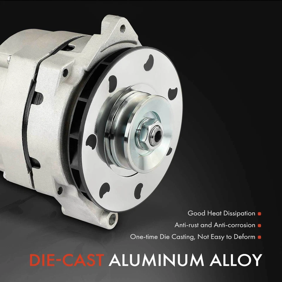 Alternador para GMC C1500 K1500 S15 Jimmy Oldsmobile Pontiac 94A 12V CW 1 ranura Foto 4 de 4