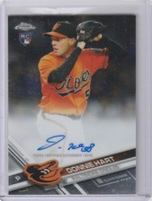 2017 Topps Chrome Rookie Autographs Donnie Hart Auto Baltimore Orioles #RA-DH