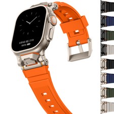 Silicone Sports Strap For Apple Watch Ultra 10 9 8 7 6 5 4 42/44/45/46/49mm Band