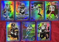 (7) 2000 Topps Chrome Refractors Marvin Harrison, Keyshawn Johnson++ NM/MT