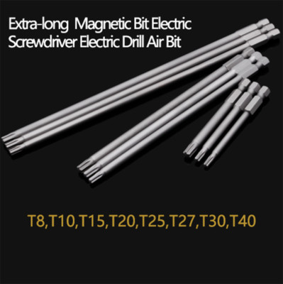 75/150/200 mm extra langer Magnetbit Elektroschrauber Bohrmaschine Druckluft Bit