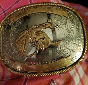 german silver belt buckle