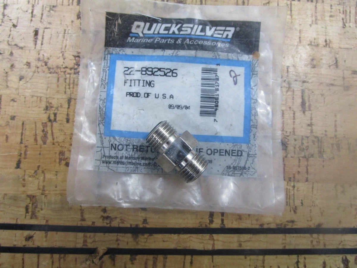 NEW OEM* 0750 Mercury Quicksilver FITTING 22-892526 | eBay