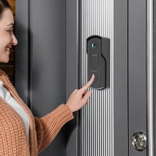 2K FHD WiFi Doorbell Smart Doorbell with Camera 110  Wide-Angle IP65 Waterproof