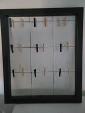 Multifunction Wood and Metal Mesh Grid Panel Wire Wall for Photo Hanging Display