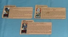 GI G.I. JOE gijoe FILE CARD LOT #17 red-back DESTRO FIREFLY BARONESS