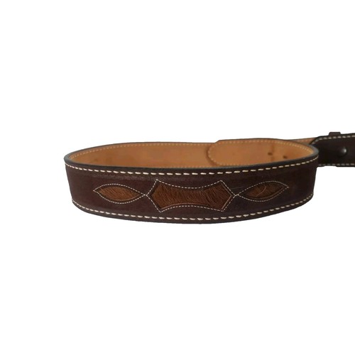 Justin Top Grain Cowhide Leather Belt SZ 44 Vintage | eBay