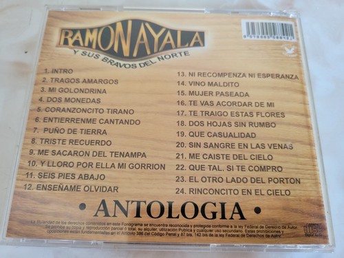 Julio Preciado Tu Ya La Conoses Y Ramon Ayala Antologia Music Cd Lot - Picture 7 of 8