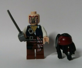 Cannibal Captain Jack Sparrow 4182 Pirates of Caribbean LEGO&reg; figure minifigure