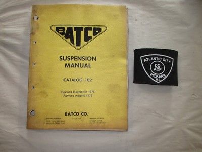 BATCO SUSPENSION MANUAL CATALOG 102 | eBay