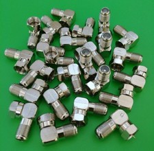  1 PC F-Type 90 Degree Right Angle Connector RG6 RG59