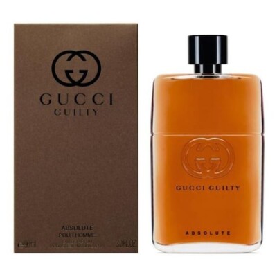 Men Gucci Guilty Absolute Pour Homme 3.0 Oz 90ml Eau de Parfum Spray New in Box
