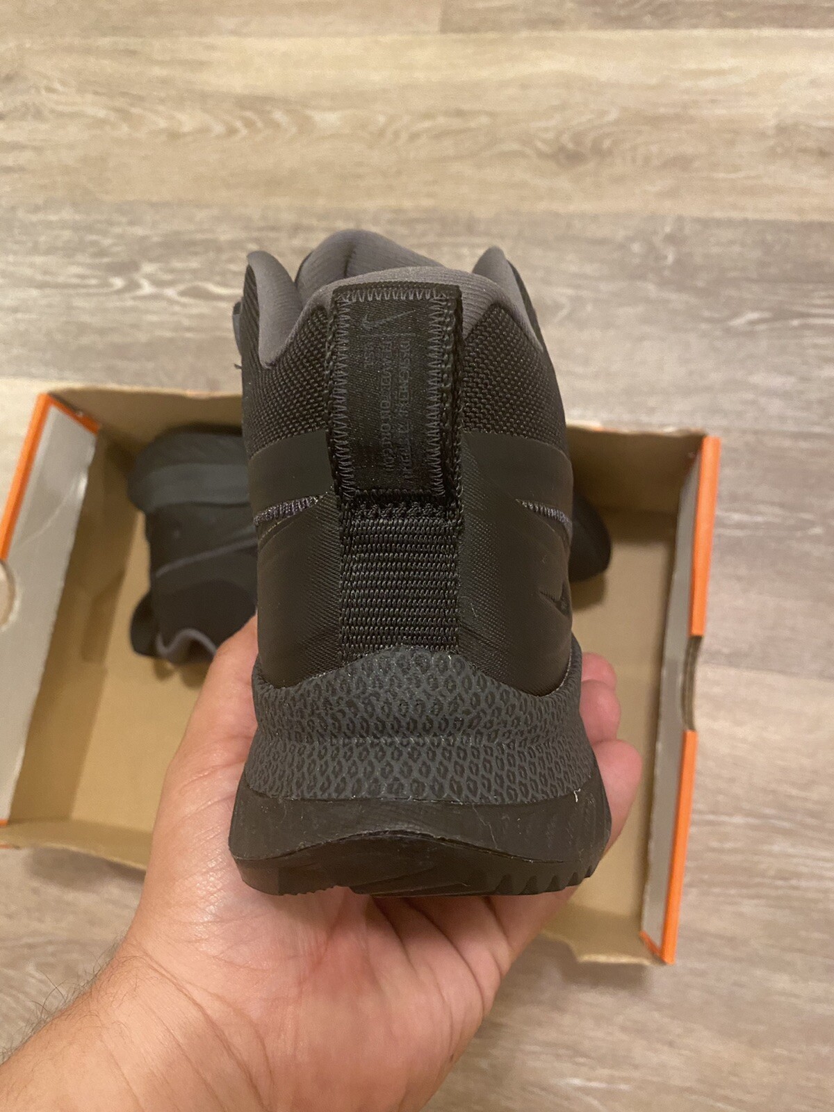 Nike React SFB Carbon Mid Black Anthracite Boots CK9951-001 Men's 8, Women's 9.5 image 2