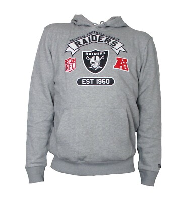 New Era Kapuzen Sweatshirt Hoody Hoodie Pullover Raiders NFL Herrengröße S M L