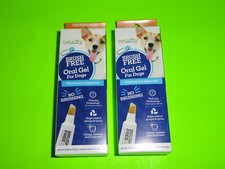  2 Vetality Chicken Flavor Oral Gel for Dogs Brush Free Gums Teeth Cleaning 25g