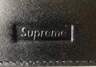Support d'identification en cuir noir Supreme + portefeuille FW18 !!!!!!NEUF DANS SA BOÎTE !!!!Stock totalement mort !!!