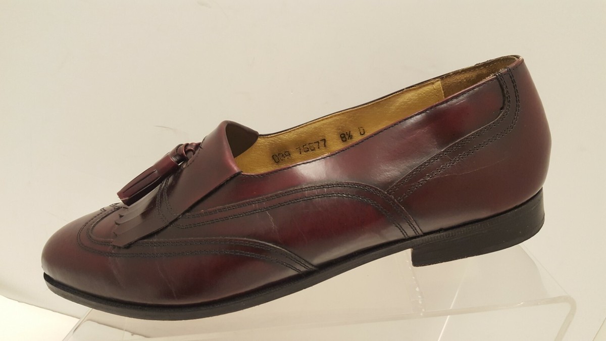 Giorgio Brutini Mens Wine Color 244617 Cuban Heel Slip On Dress Shoe Sz 7 1/2 D Giorgio Brutini Mens Crawley Genuine Kidskin Leather Slip On  main image 4