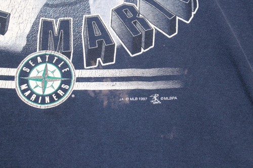 Joy Athletic Herren T-Shirt blau 1997 Seattle Mariners Alex Rodriguez MLB Größe XL - Bild 4 von 21