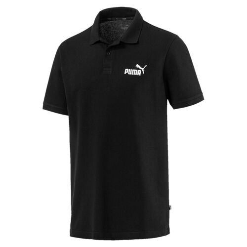 Puma Hombre ESS Pique Polo Camiseta Negro 851759 - Imagen 1 de 2
