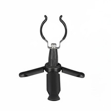 Adjustable bank fishing rod stand