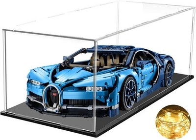 Acrylic Display Case for 1/8 Scale Model Car or Large LEGO (23.6X11.8X7.8 Inch)