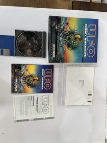 VINTAGE COMMODORE AMIGA CD32 BIG BOX UFO ENEMY UNKNOWN CIB GAME