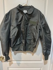 Alpha Industries Vtg Men's Flyer's Military Flight Bomber Jacket Full Zip XL