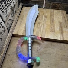 Genuine Disney Foam  Plastic Light Up Pirated of the Caribbean Toy Sword