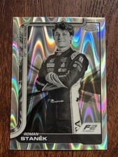 2025 TOPPS CHROME FORMULA 1 - F2 DRIVER - ROMAN STANEK #22 B&W RAYWAVE