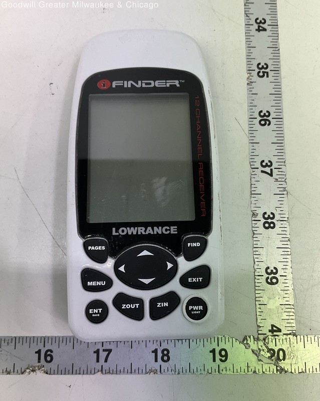 Lowrance White Black IFinder Handheld GPS 12 Channel Receiver Personal