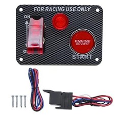 12V Ignition Switch Panel, Ignition Switches with Push Button 2 gang