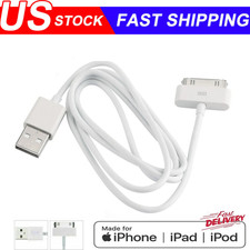 30 Pin USB Data Sync Cable Charger for Lot iPhone 4 4G 4S iPod Nano iPad 1/2/3