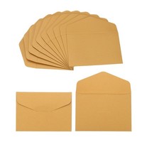 4X2,75 Zoll GeschenkkartenumschläGe, 12 StüCk Mini-UmschläGe, Beige