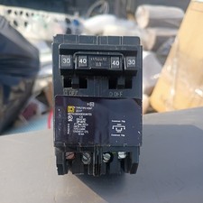 SquareD HOMT230240 30AMP  40AMP combined 220/240 Quad Circuit Breaker Homeline
